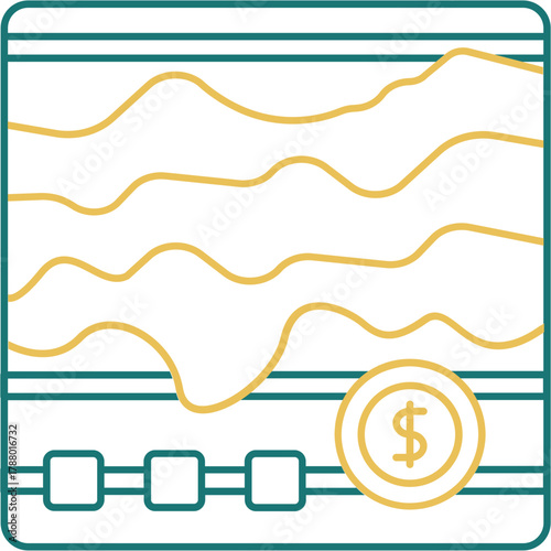Financial Stream Icon