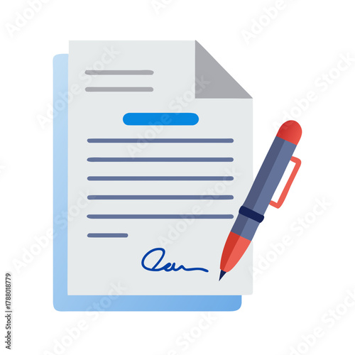 Business Contract Icon