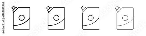Doy. Simple graphic element setpouch icon. Simple graphic element set