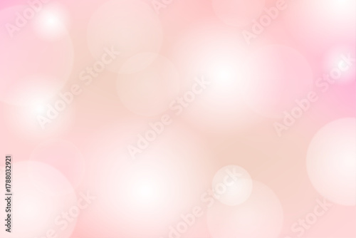 ベージュの優しい光が広がる抽象的でかわいい背景素材