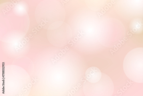 ピンクの優しい光が広がる抽象的でかわいい背景素材