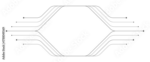  Technology background in abstract vector design..