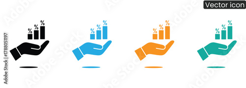 Visualize your financial success with hands cradling upward trending charts, symbolizing secure investment growth and economic prosperity.