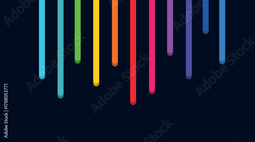 colorful abstraction of liquid rainbow spots, LGBT colors on black background in the form of bright colored dripping drops, colored pencils and paints, thick strokes of paint