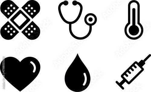 Medical and healthcare icons