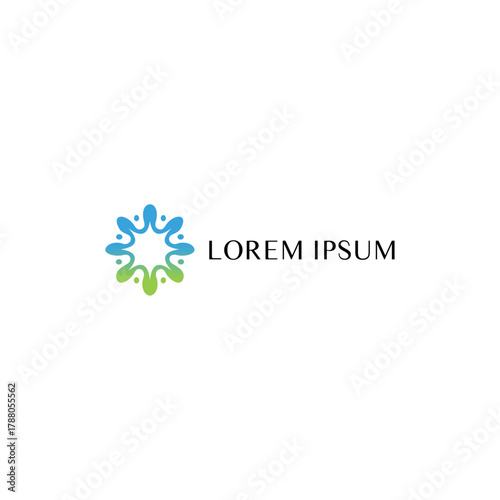 Dynamic starburst pattern of colorful liquid drops, an abstract graphic symbolizing freshness, energy, and natural vitality