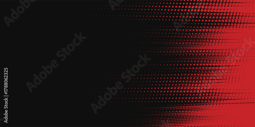 Halftone dots red and blue color pattern gradient grunge texture background. Dot pop art comic sport neutral simple art good nice paper design