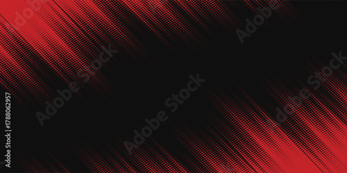 Halftone dots red and blue color pattern gradient grunge texture background. Dot pop art comic sport neutral simple art