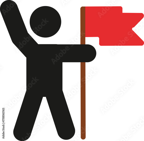 Leadership icon, Human organization leader teamwork structure hierarchy. Mentorship, coaching, charisma, head, lead, chairman, manager