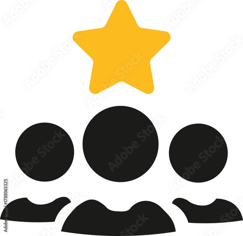 Leadership icon, Human organization leader teamwork structure hierarchy. Mentorship, coaching, charisma, head, lead, chairman, manager