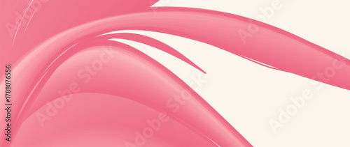 Dynamic pink waves and smooth curves create a vibrant, modern abstract background with soft gradients, perfect for contemporary design projects and digital art.