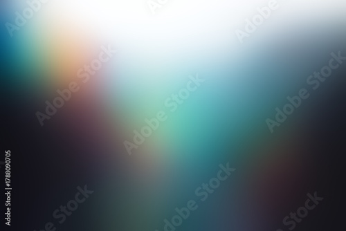 Soft Teal and Coral Gradient Blur Abstract Background