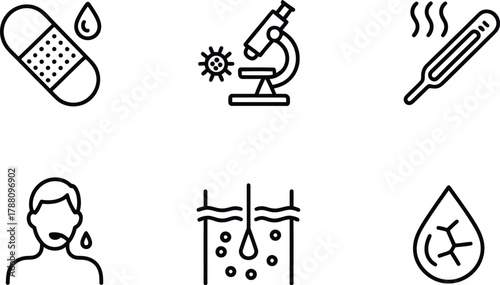 Medical and health icons