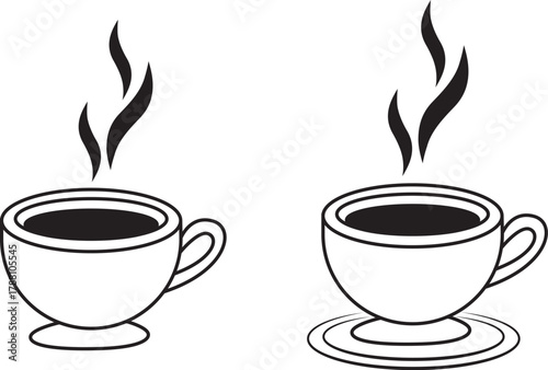 hot coffee cup design