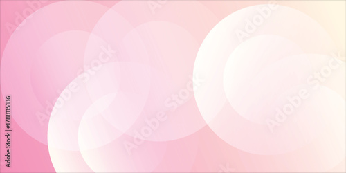 Soft pastel abstract background with overlapping translucent circles in pink and peach tones — ideal for beauty, wellness, baby products, or romantic themes
