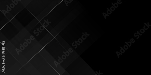 Abstract black background with diagonal lines. Black abstract geometric background. Modern shape concept. Black Speed Lines Background,comic and Motion concept. Dark abstract geometric background