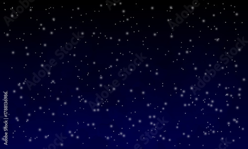 Modern background starry night sky in darkness. Modern abstract background suitable for posters, cards, banners, backgrounds, brochures, covers, wallpapers, and web