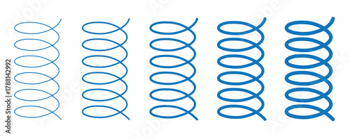 Spring icon vector set, spring linear icon, spring icons in trendy flat style illustration isolated on white background.