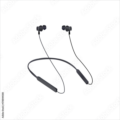 Neckband  icon design and art illustration