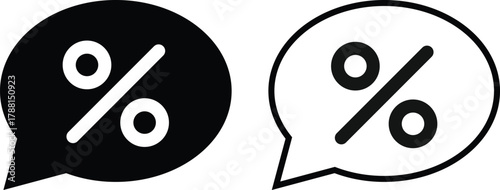 Discount Icon Set. Price Cut and Shopping Deal. Percentage Off and Best Price Label sign. combining the financial action with the visual marker
