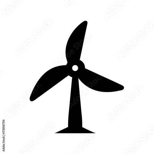 Wind Turbine Energy Icon