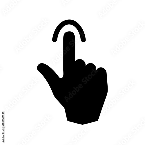 Touch Sensor Hand Silhouette