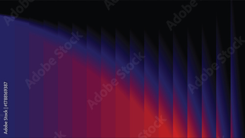 Abstract Color Transition with Segmented Light Effect