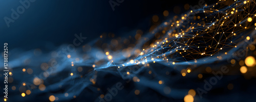 Artificial intelligence, abstract visual concept, symbolizing the future of technology and machine learning, Generative AI