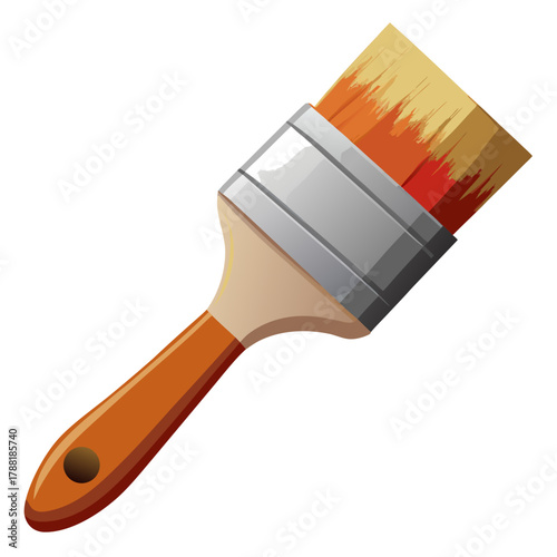 paint brush vector illustration