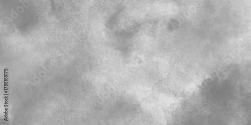 cloudy sky with gray and white clouds filling the frame in an artistic watercolor painting style clouds background.	