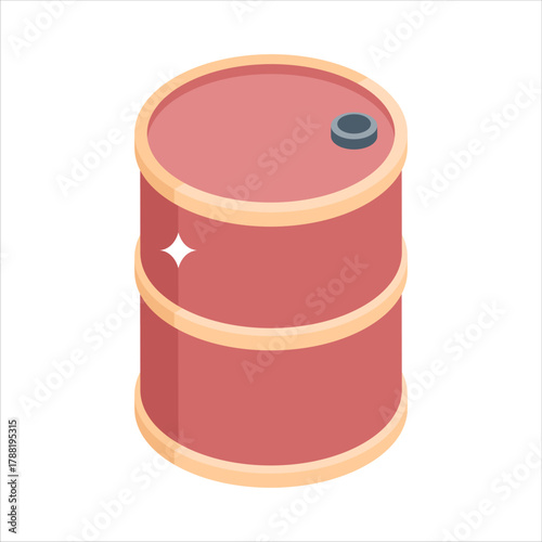 Industrial oil drum showing traditional energy and pollution issues.