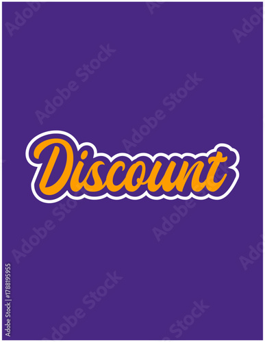 Discount Text Effect – Editable Vector Illustration, Discount text effect vector, sale text template , 