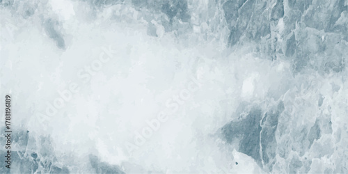 Abstract watercolor texture background with a blend of cool blue and white, resembling marble or stone, perfect for artistic and decorative design elements