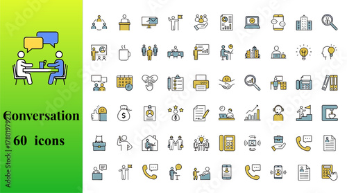 Professional Flat UI Icons Showing Success Warning and Info Visuals for Modern App Interfaces