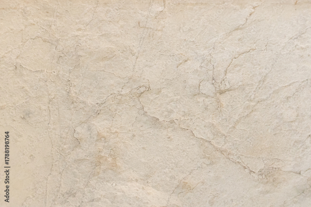 Obraz premium Beige natural marble with cracks as floor or wall surface, modern wallpaper, overlay, background for design or web banner