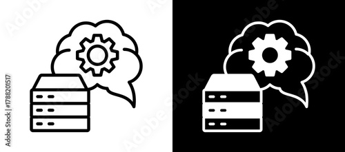 Memory Allocation whiteblack icon