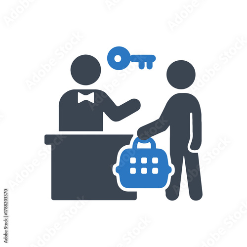 Pet-Friendly Hotel Check-in icon