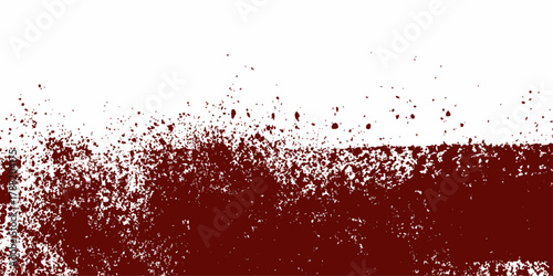 Abstract bloody grunge overlays fog isolated on black background. Scary Red and black horror red grunge texture and old wall texture effect powder color explosion background. Dark red slate background