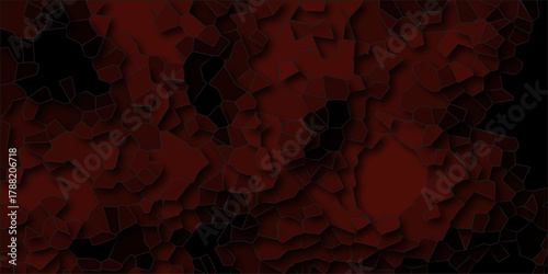 Abstract bloody grunge overlays fog isolated on black background. Scary Red and black horror red grunge texture and old wall texture effect powder color explosion background. Dark red slate background