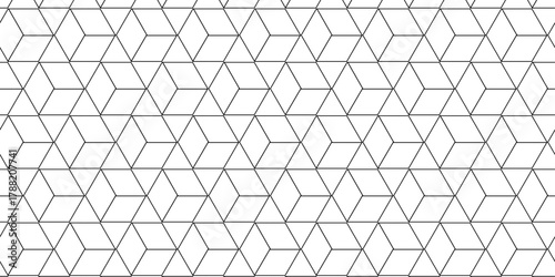Vector tech grid line box and metal cube creative geometric fabric abstract tiles gradient web triangle diamond honeycomb hexagon art.	
