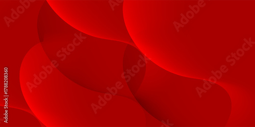 Abstract Red Wavy Background with Subtle Fluid Curves.  modern creative trendy design