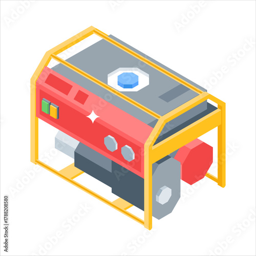 Take a look at this amazing icon of portable generator