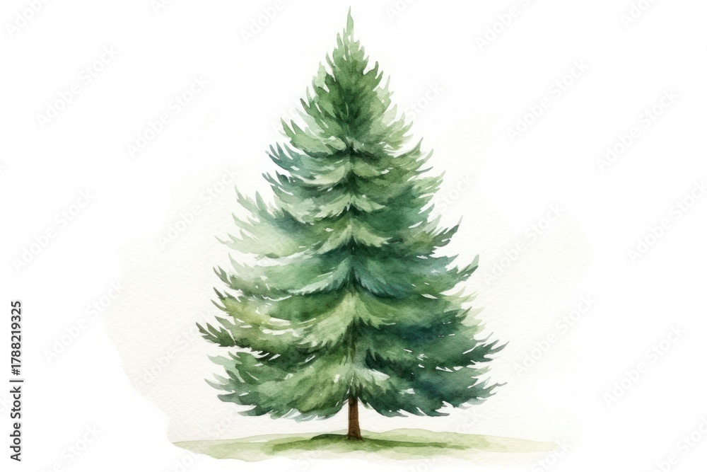 Fototapeta premium A christmas tree plant pine fir.