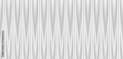 Soft grey frosted acrylic surface with reeded, wavy texture. White ribbed glass background and fluted door window close-up. Elegant, airy, and minimal vector design with a delicate glassy aesthetic.	