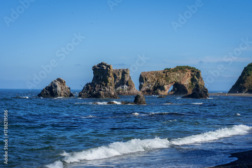 Cape Velikan (Ptichiy Cape) on Sakhalin Island, Russia