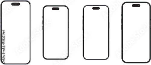 Minimalist Line Art Illustration of Phones