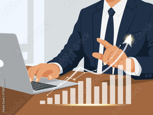 business professional analyzing skill growth improve knowledge career development