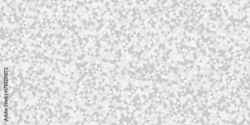 Abstract low polygon cubic white and gray vector poly triangle texture geometric pattern composed of triangular. geometric wall tile and metal cube background triangle wallpaper design.	