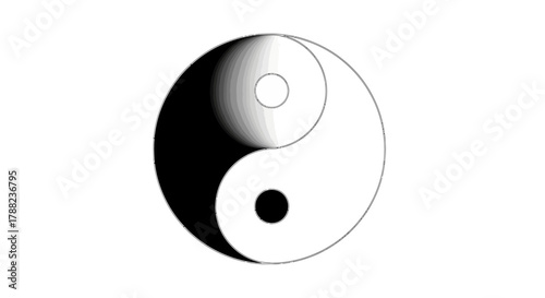 The interplay of duality a dynamic balance illustration representing interconnectedness and harmony