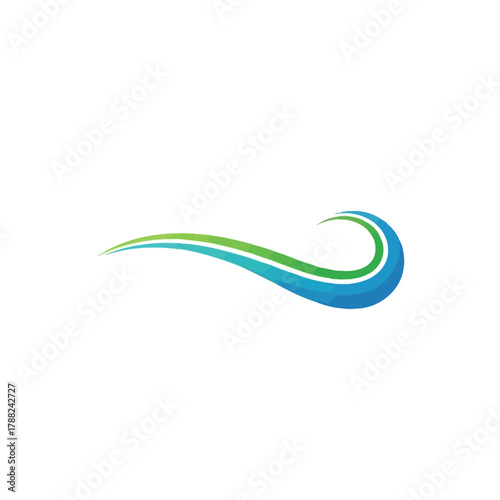 Fluidity of aquatic grace: a dynamic emblem for natural freshness and purity